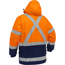 Load image into Gallery viewer, Bisley® ANSI Type R Class 3 and CSA Z96 Class 2 X-Back Extreme Cold Jacket with Navy Bottom