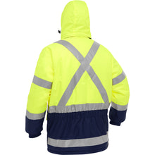 Load image into Gallery viewer, Bisley® ANSI Type R Class 3 and CSA Z96 Class 2 X-Back Extreme Cold Jacket with Navy Bottom