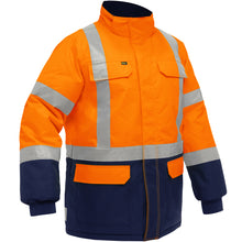 Load image into Gallery viewer, Bisley® ANSI Type R Class 3 and CSA Z96 Class 2 X-Back Extreme Cold Jacket with Navy Bottom