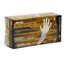 Load image into Gallery viewer, Ambi-dex® RepelDisposable Latex Glove, Powder Free with Textured Grip - 5 mil