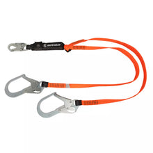 Load image into Gallery viewer, V-Line 6′ Energy Absorbing Lanyard: Dual Leg, Rebar Hooks FS88566-E