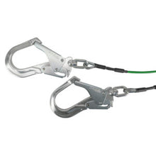 Load image into Gallery viewer, Leading Edge 6′ Energy Absorbing Lanyard: Dual Leg, Alu Swivel Rebar Hooks 019-2016
