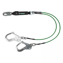 Load image into Gallery viewer, Leading Edge 6′ Energy Absorbing Lanyard: Dual Leg, Alu Swivel Rebar Hooks 019-2016
