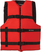 Load image into Gallery viewer, Onyx Adult General Purpose Life Jacket
