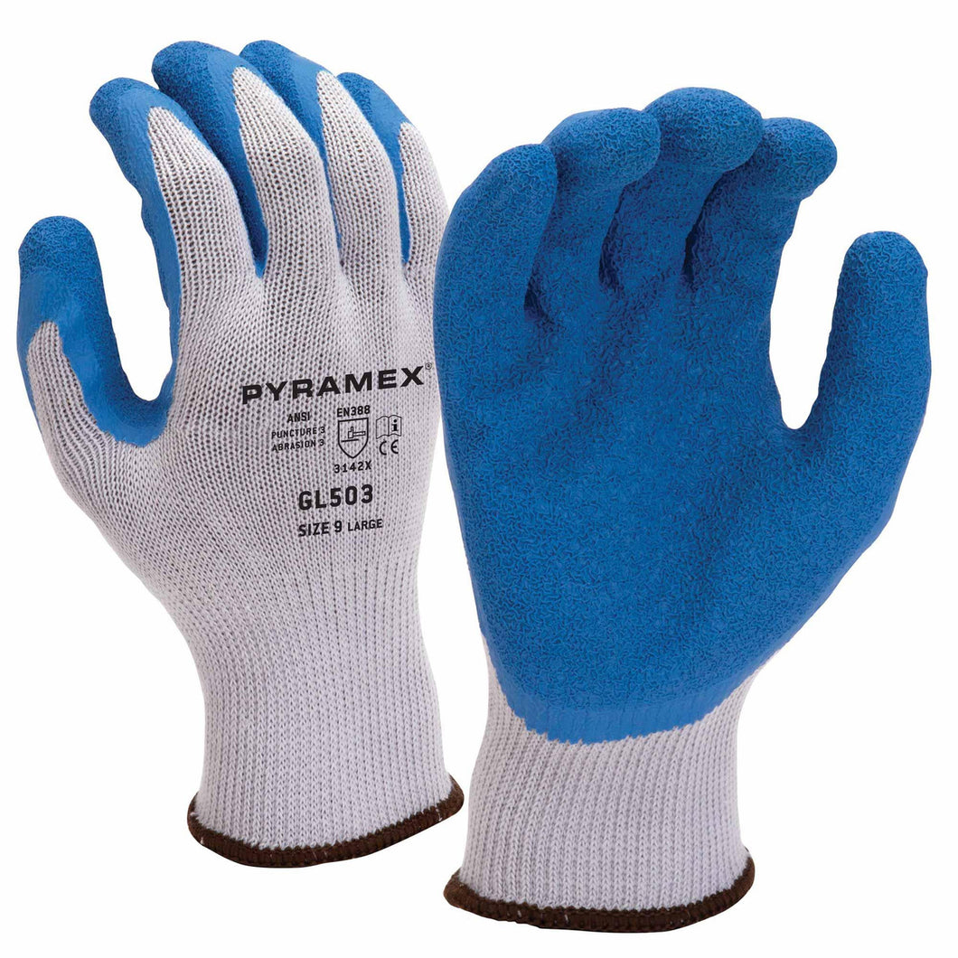 Pyramex GL503
Crinkle Latex Gloves