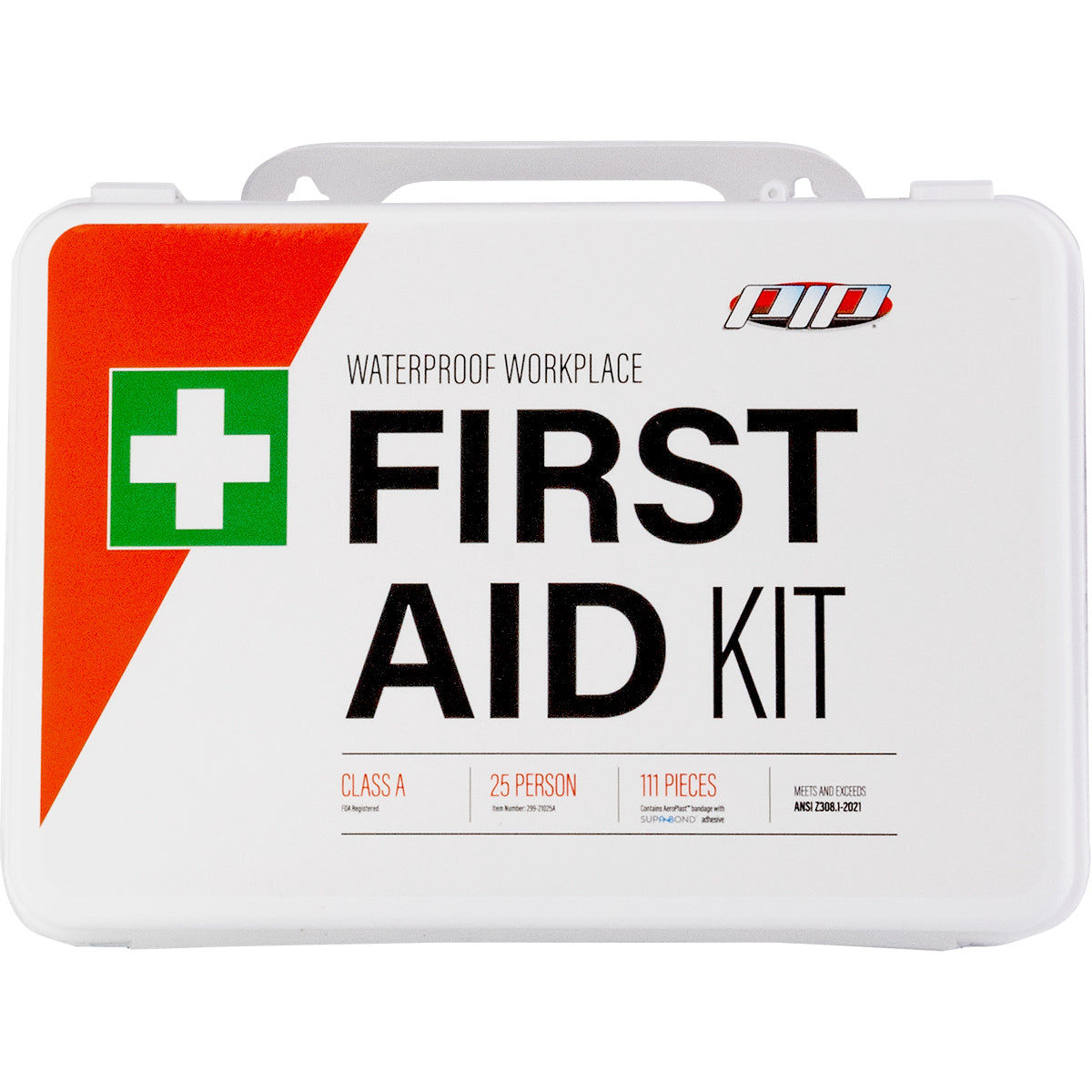 PIP®ANSI Class A Waterproof First Aid Kit - 25 Person 299-15025A-M ...