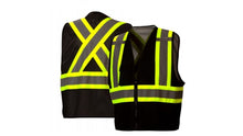 Load image into Gallery viewer, RCZ2411
Type O - Class 1 Hi Vis Black Safety Vest
