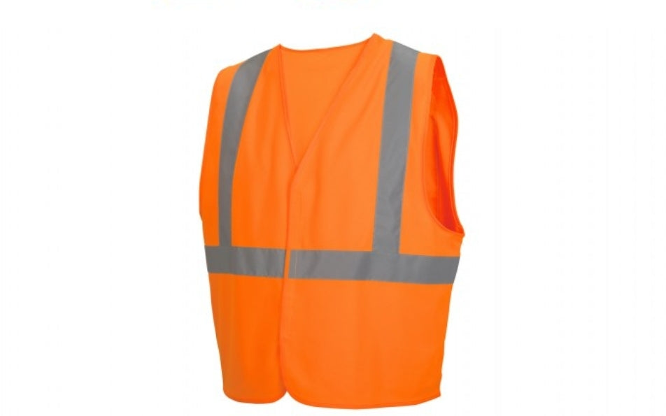 Pyramex RVHL2920
Type R - Class 2 Hi-Vis Orange Safety Vest